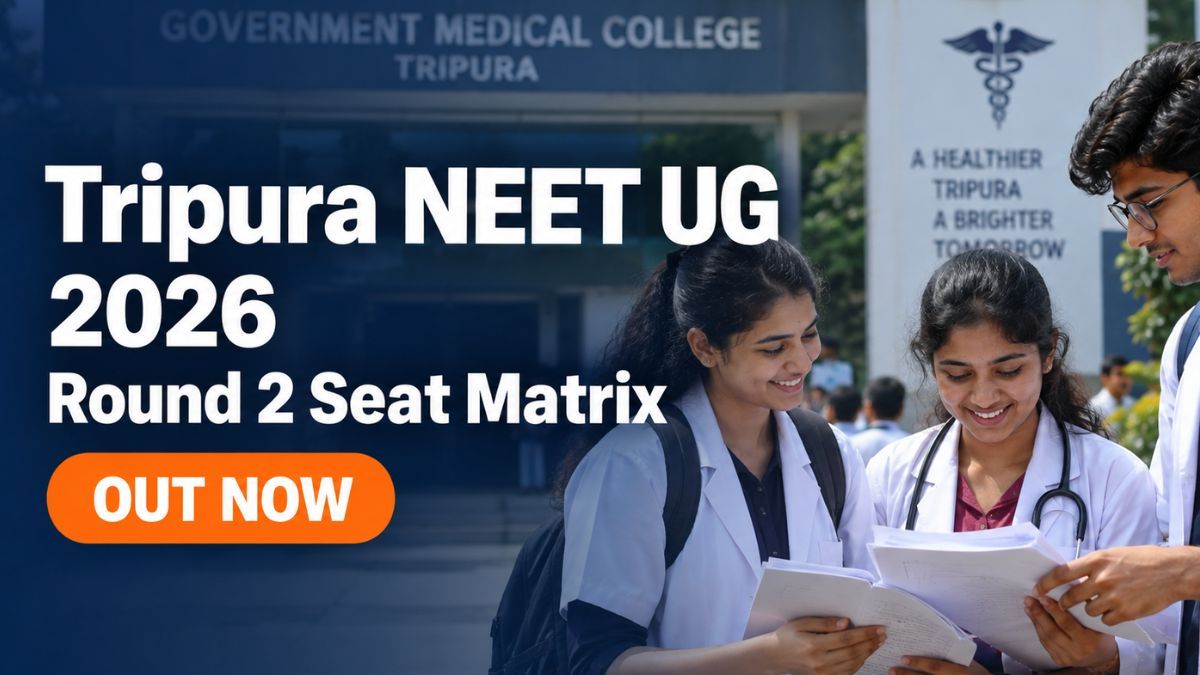 Tripura NEET UG Round 2 Seat Matrix 2026 Out at TRMCC