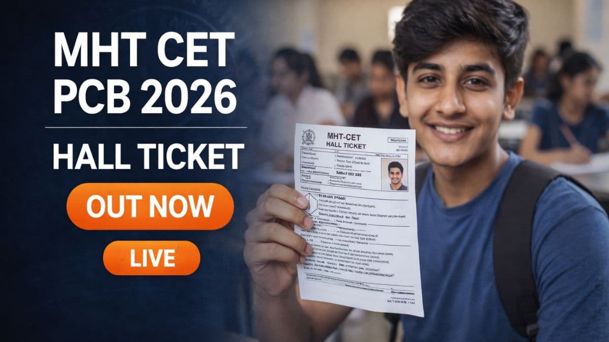 MHT CET 2026 PCB Hall Ticket Out