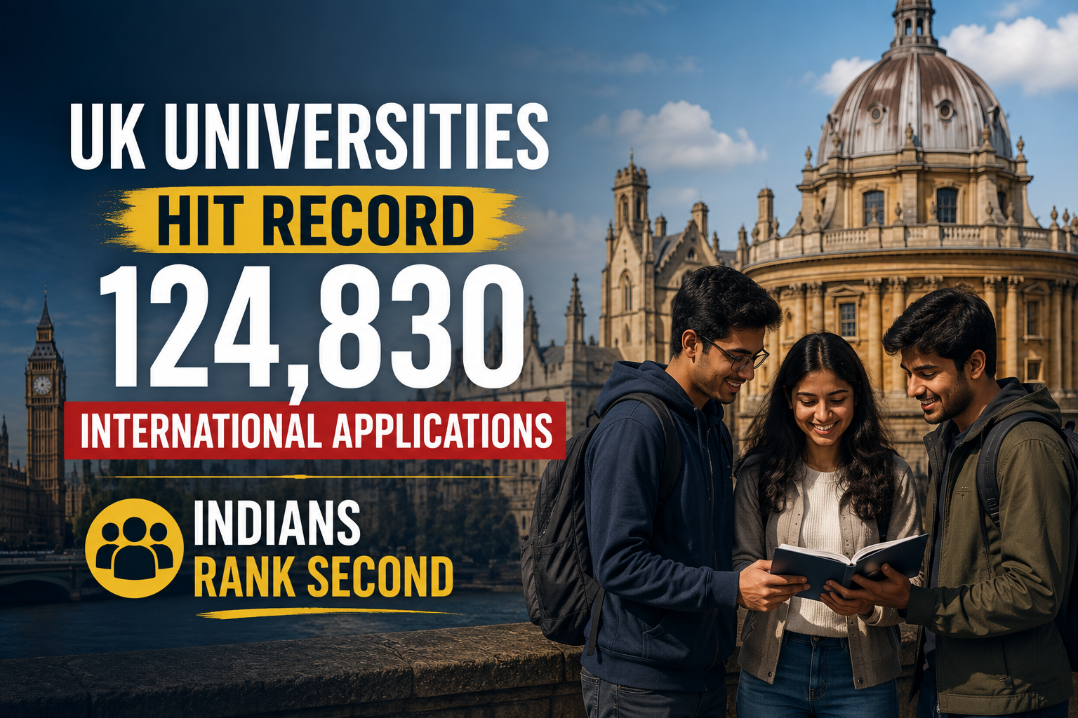 UK universities hit record international applications