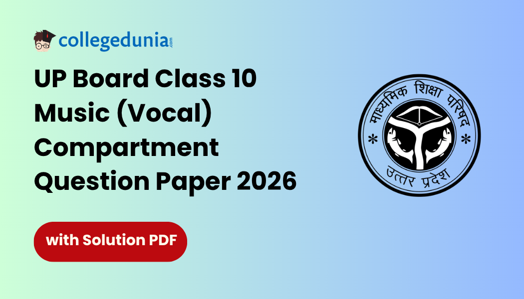 UP Board Class 10 Music (Vocal) Compartment Question Paper 2026 with Solutions