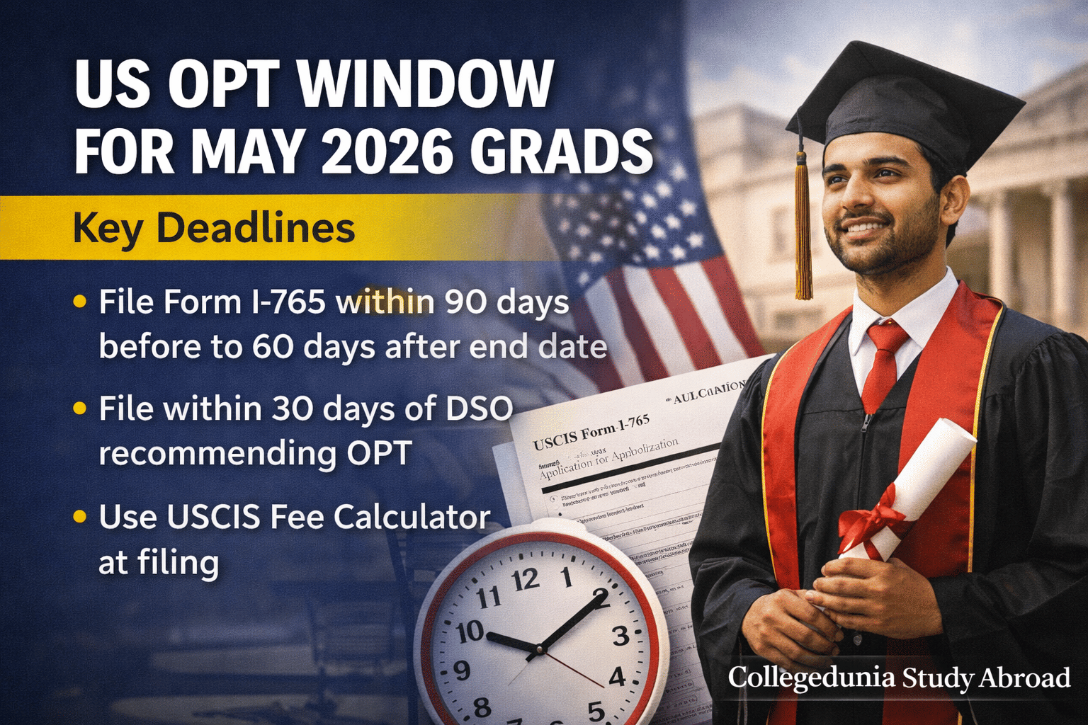 US OPT Window for May 2026 Grads