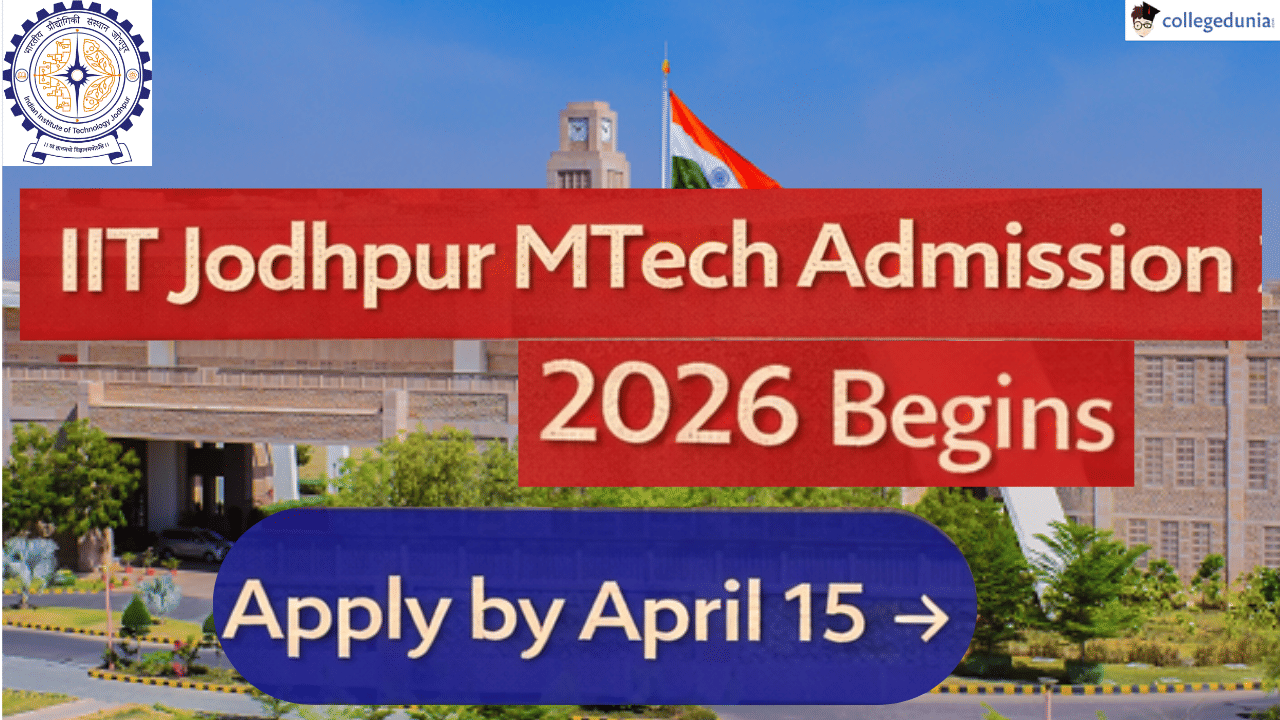 IIT Jodhpur MTech Admission 2026 
