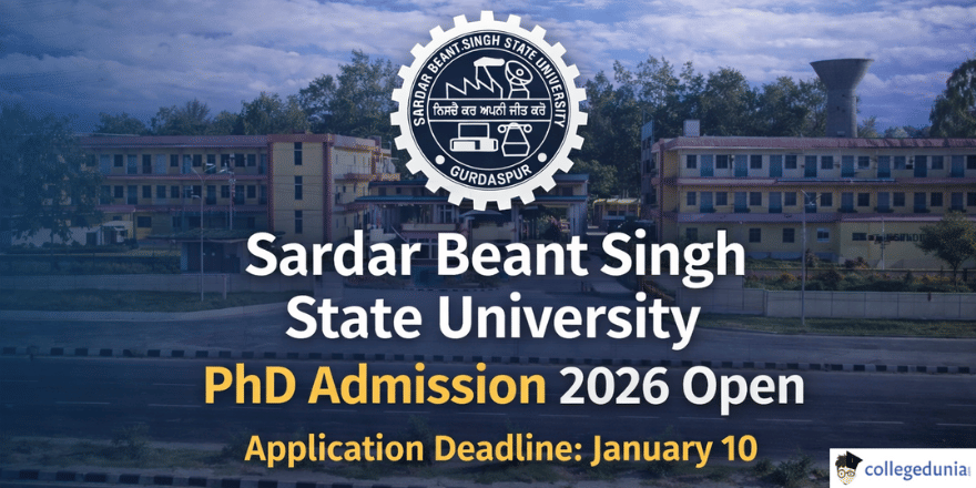 Sardar Beant Singh State University PhD Admission 2026