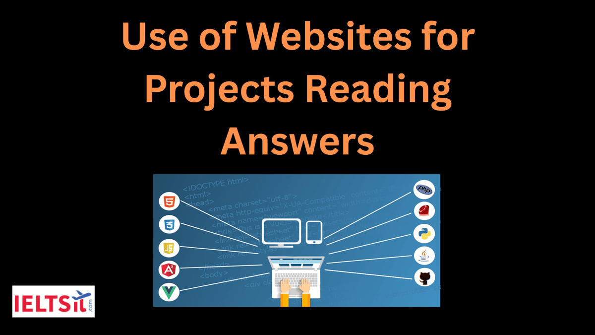 Use of Websites for Projects Reading Answers