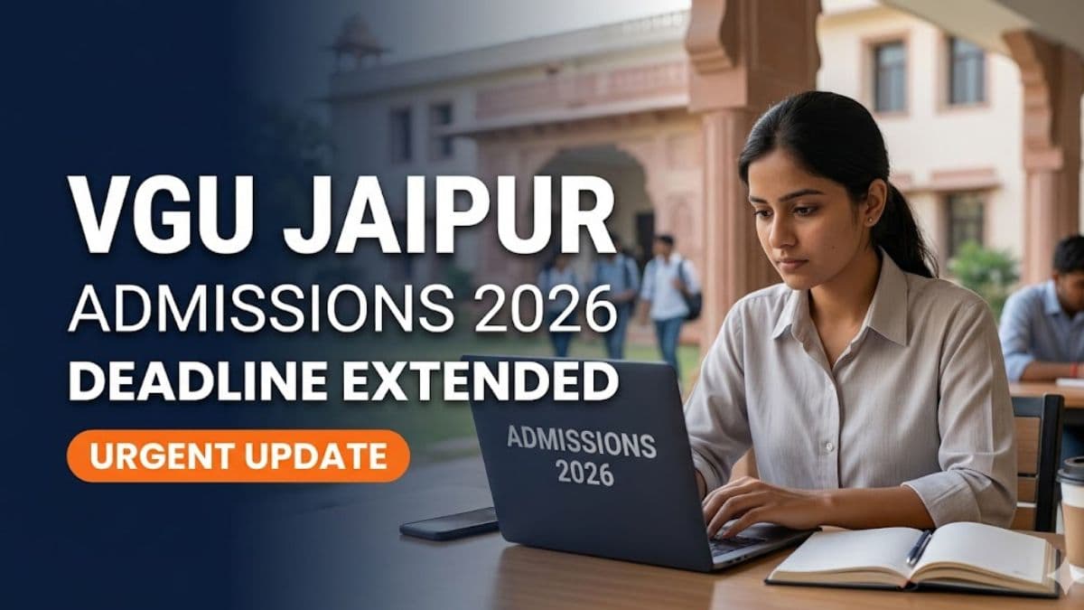 VGU Jaipur Admissions 2026