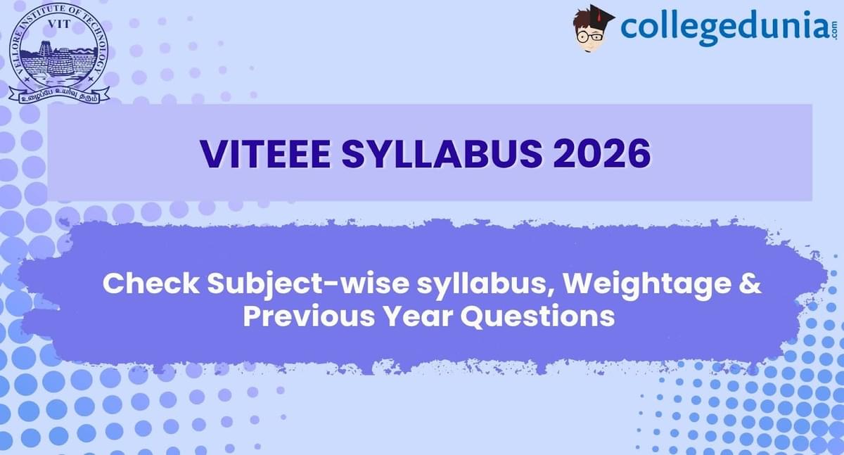 VITEEE syllabus 2026