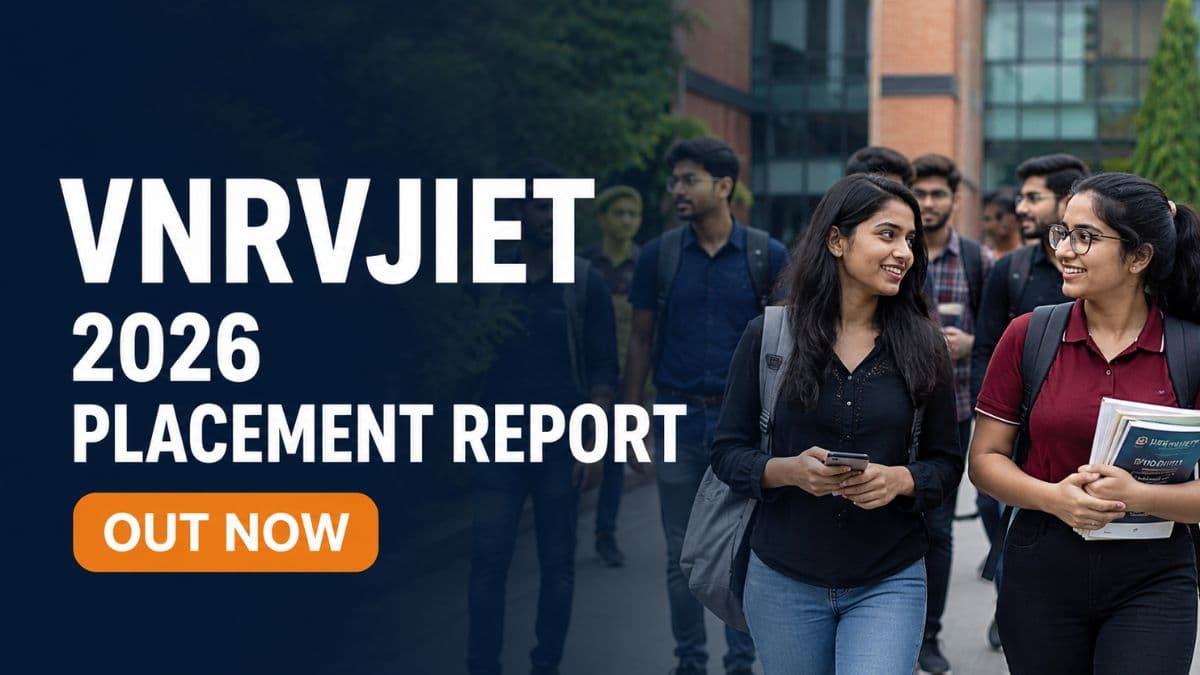 VNRVJIET Placement Report 2026 Out