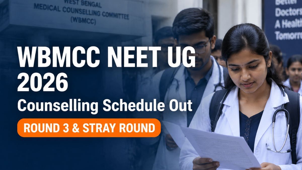 WBMCC NEET UG 2026 Round 3 Schedule Out at wbmcc.nic.in