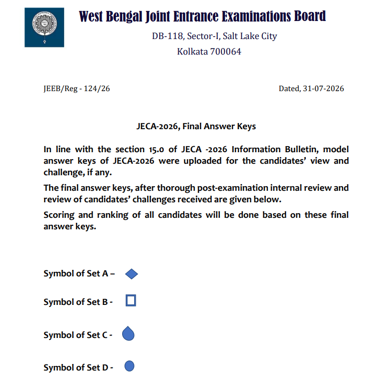WB JECA 2026