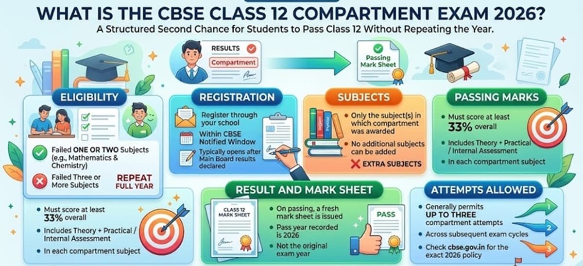 What is CBSE Class 12 Compartment exam