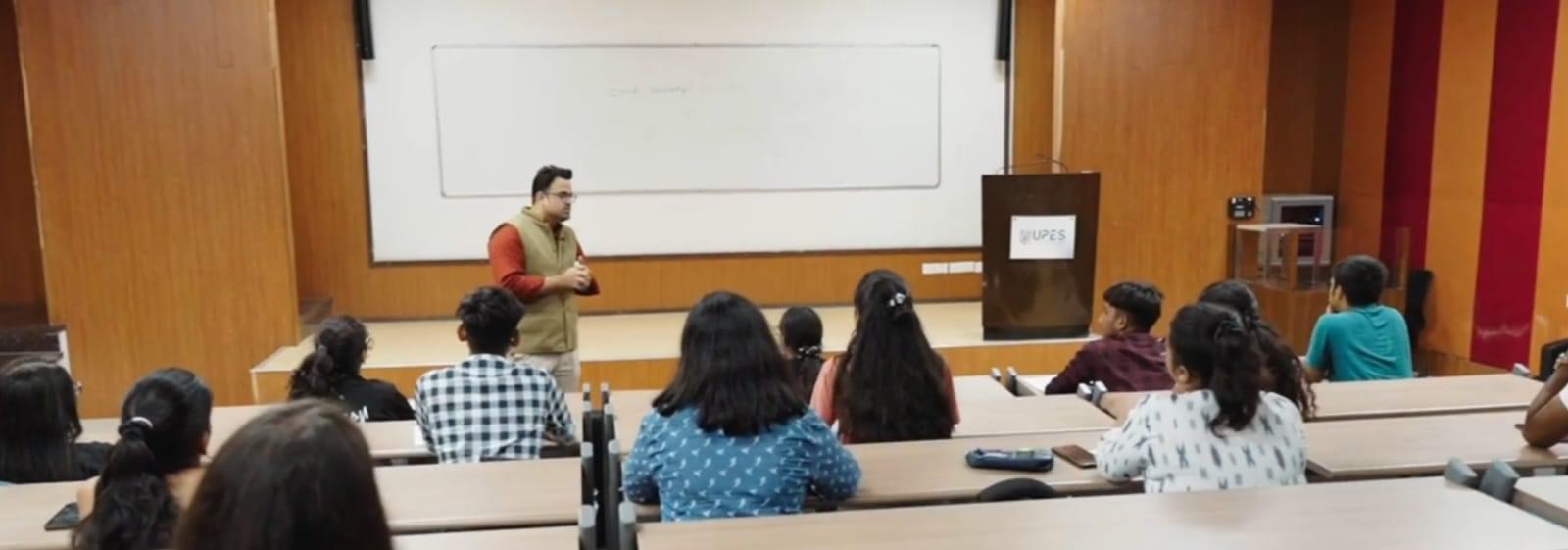 UPES School of Law Seminar hall