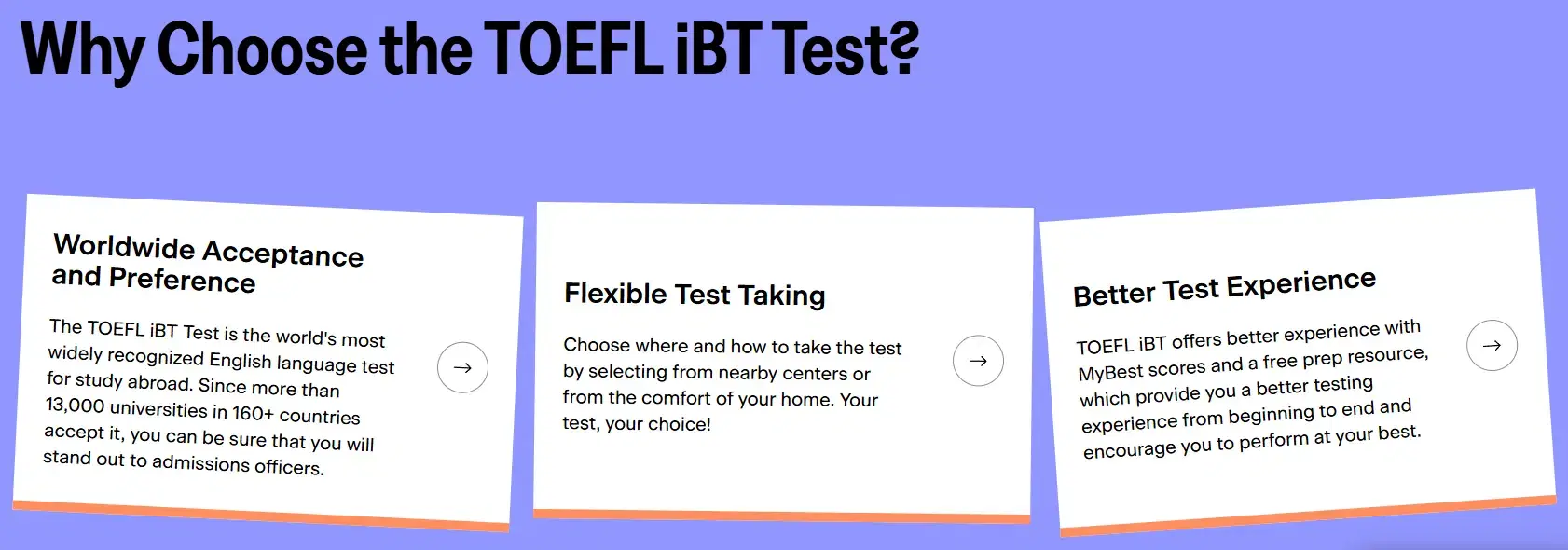 Why Choose TOEFL iBT