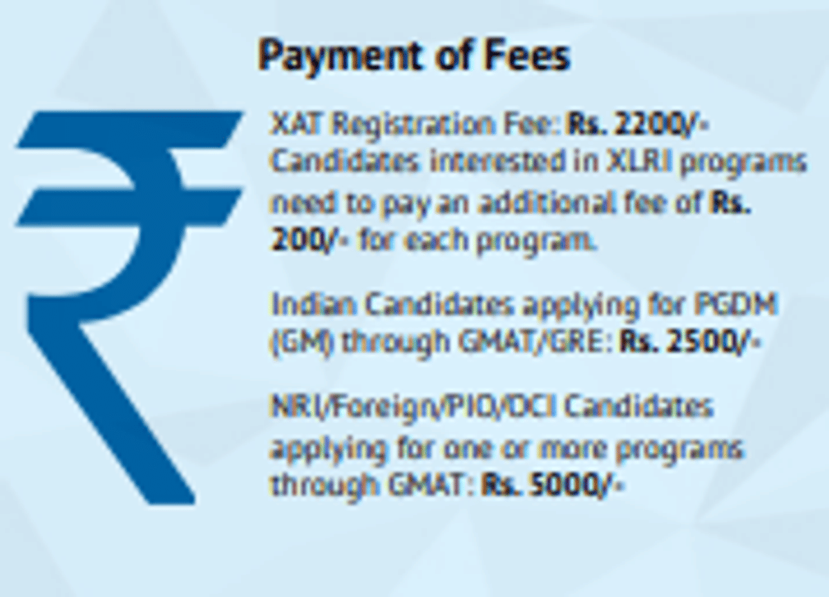 XAT Fees