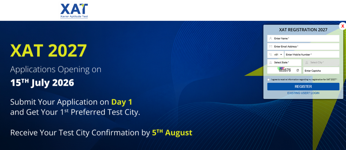 XAT Registration 2027