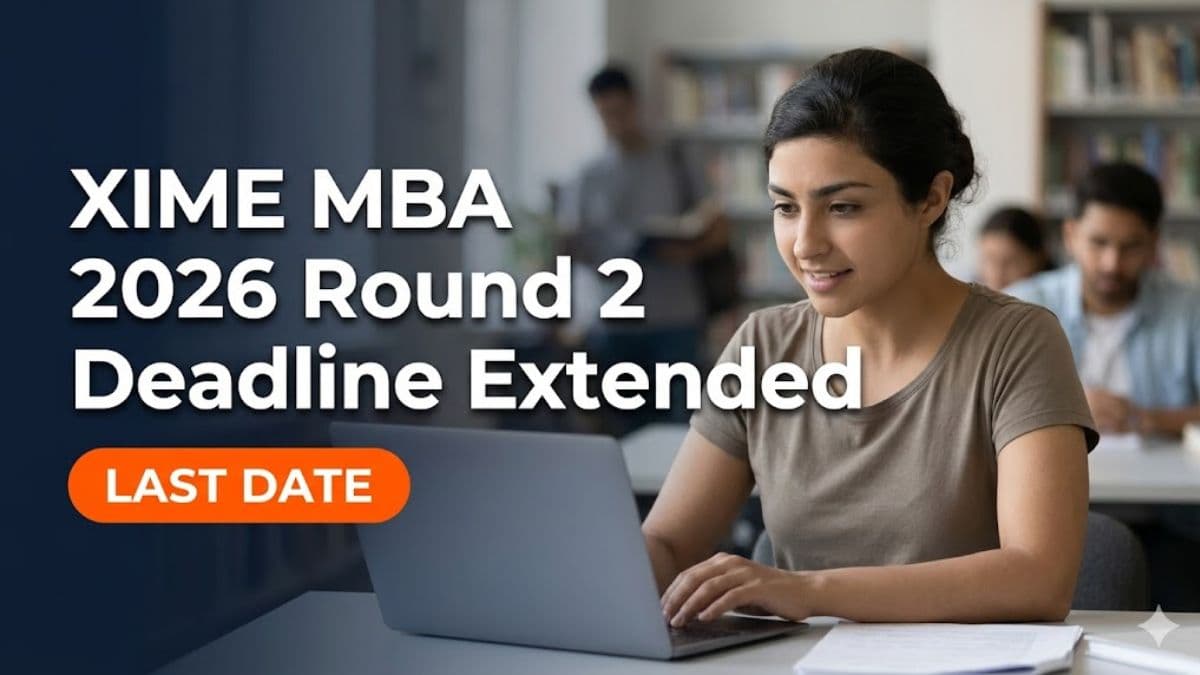 XIME MBA Round 2 Admission 2026