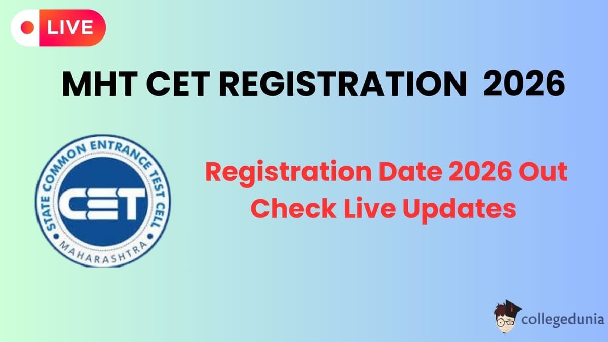 MHT CET Registration Date 2026