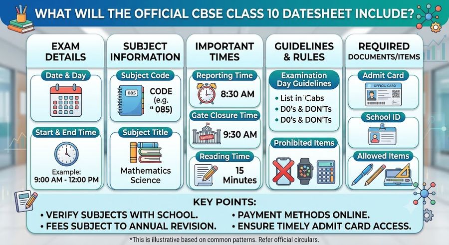 Things the CBSE Class 10 will include