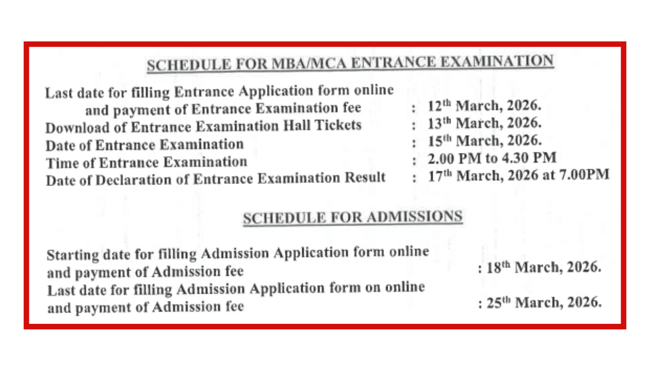 ANUCDE MBA/MCA Admission 2026 @anucde.info
