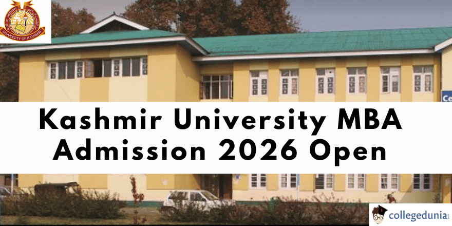 Kashmir University MBA Admission 2026 Open