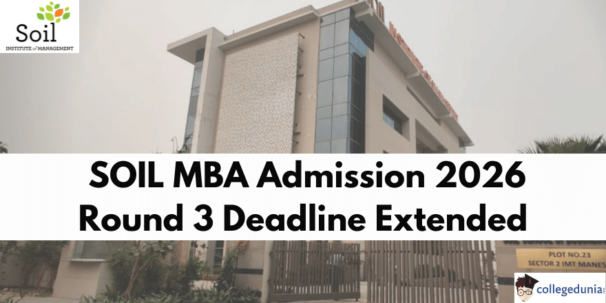 SOIL MBA Admission 2026 Round 3 Deadline Extended
