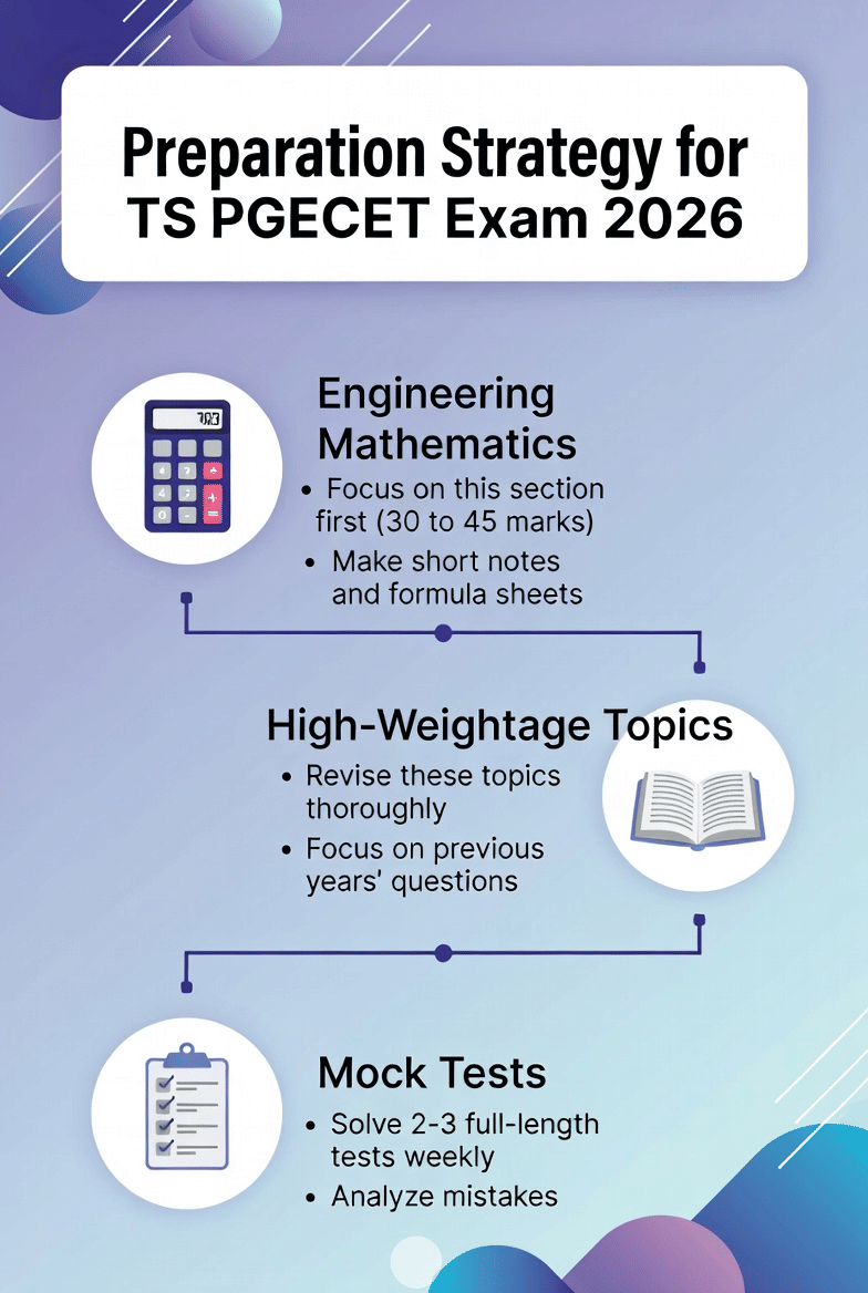 Preparation Strategy for TS PGECET Exam 2026