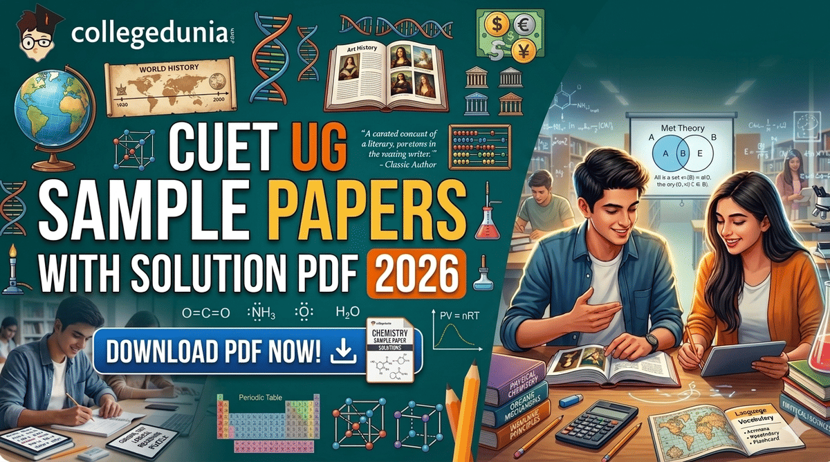 CUET UG Sample Paper 2026 PDF