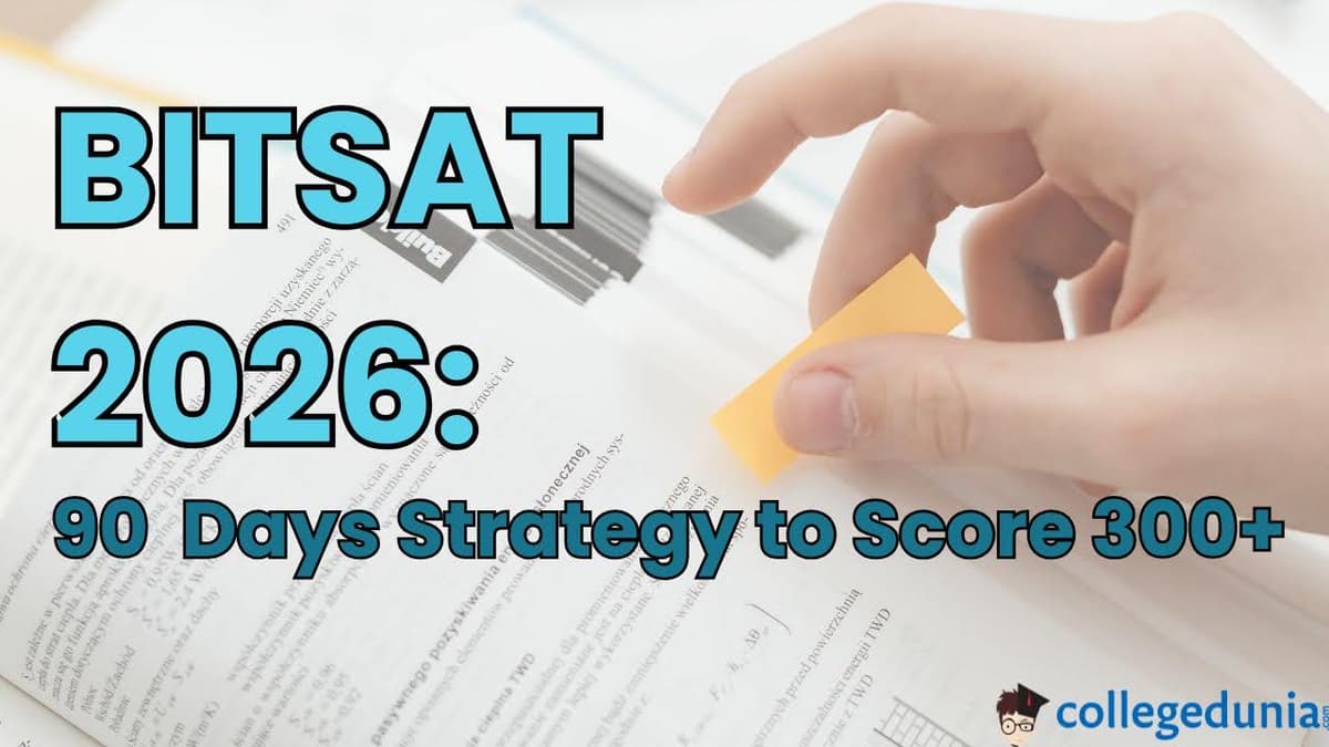How to Score 300+ in BITSAT 2026