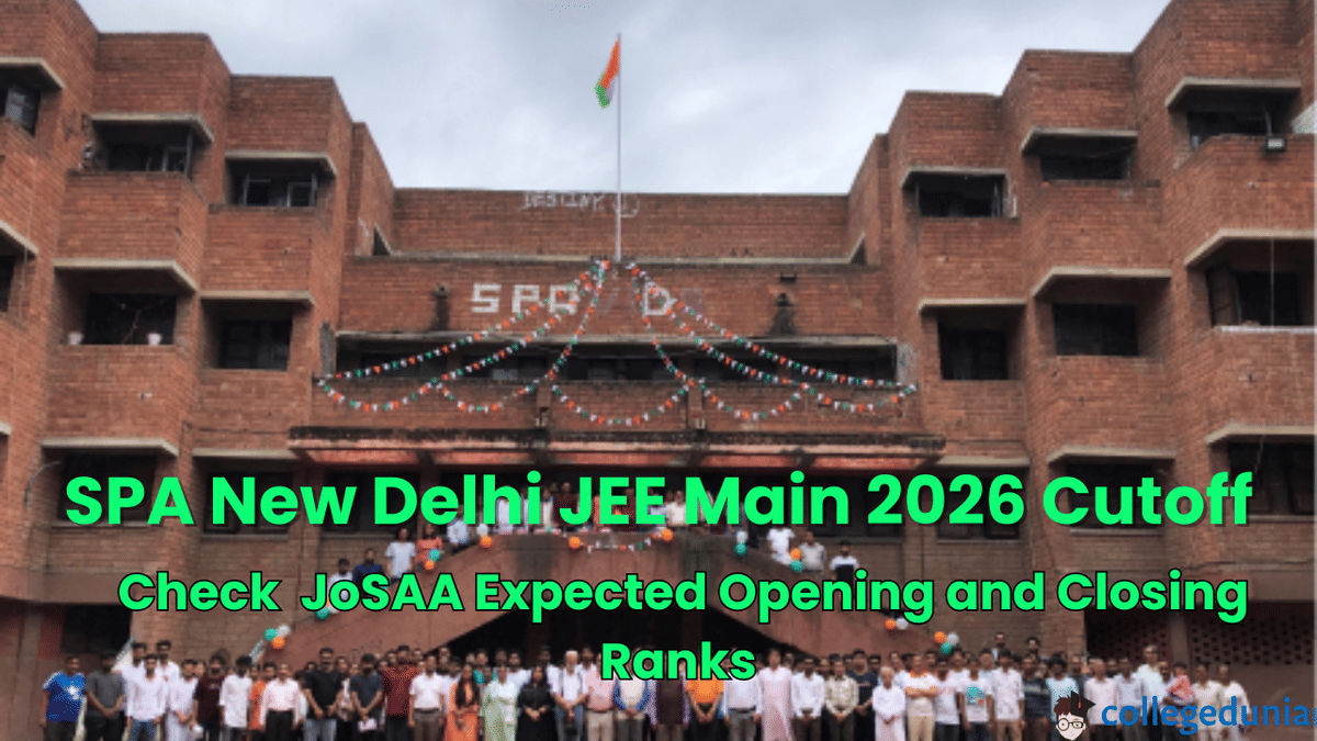 SPA New Delhi JEE Main Cut off 2026