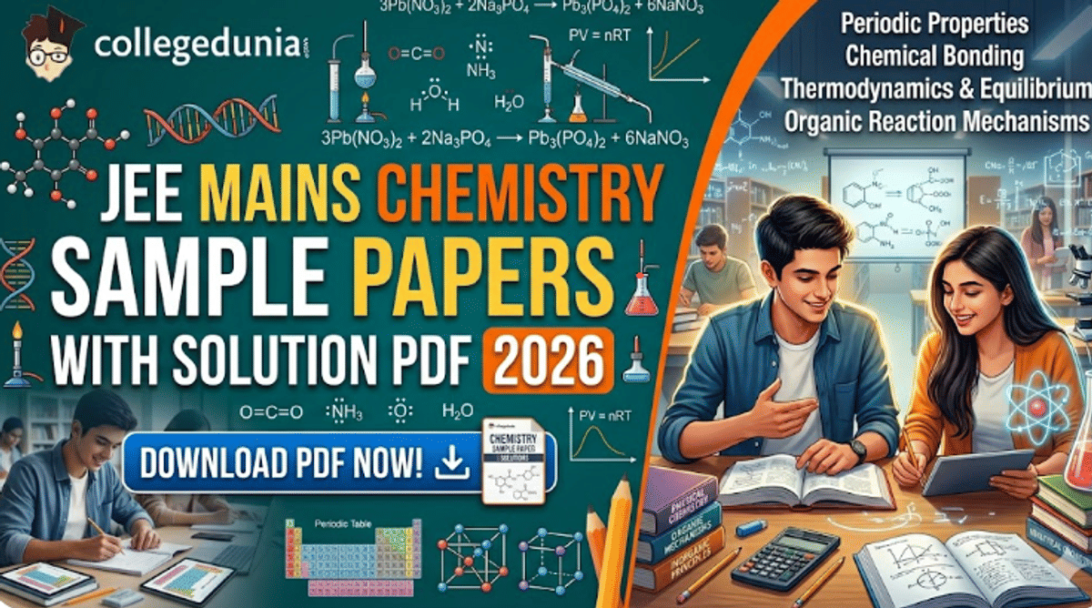 JEE Main Chemistry Sample Paper 2026 PDF