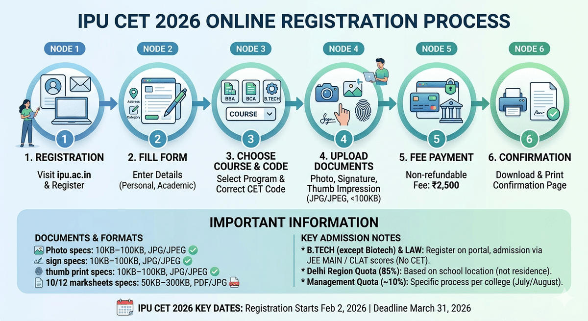 How to Apply for IPU CET 2026