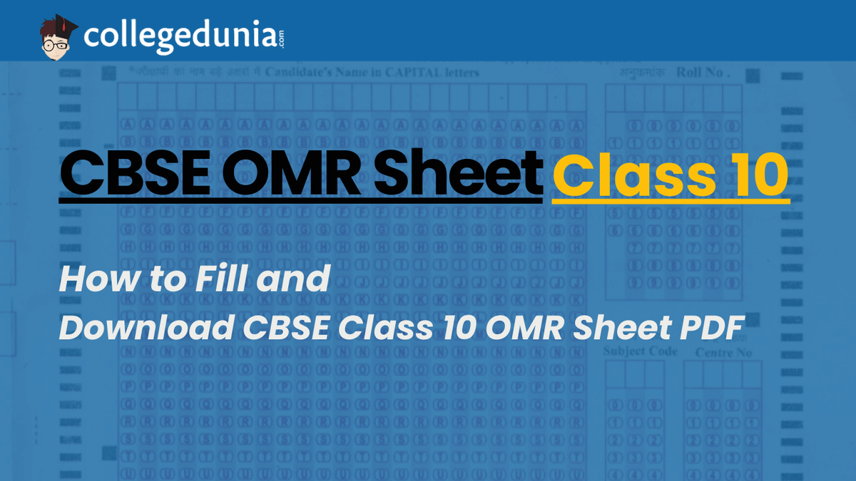 CBSE OMR Sheet Class 10