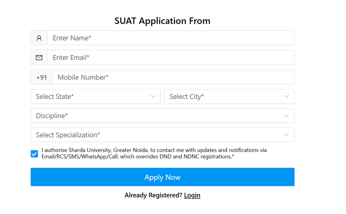 SUAT Application