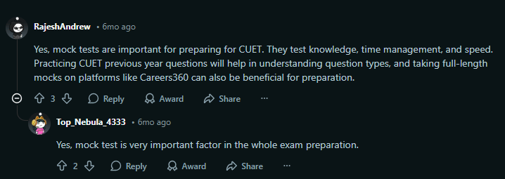 Students Experience in CUET Exam