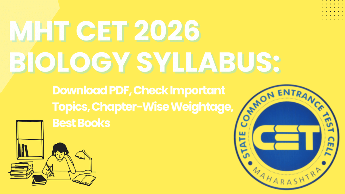 MHT CET Biology Syllabus 2026