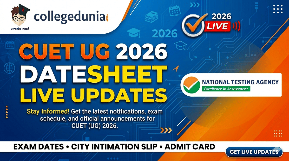 CUET UG 2026 Datesheet: Check Live Updates 