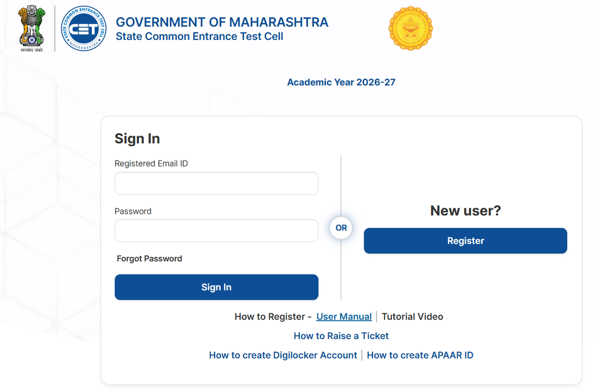 How to Register for MAH M.Ed CET 2026 Exam
