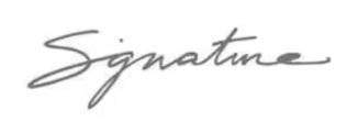 Signature