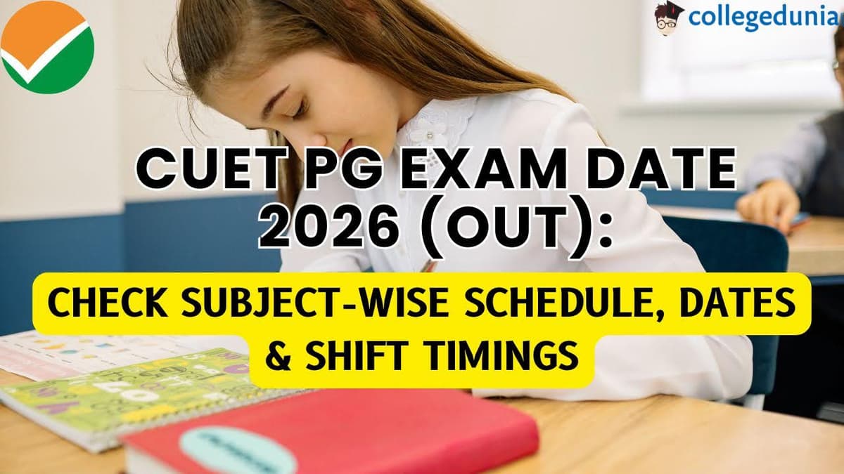 CUET PG Exam Dates 2026