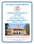 M.Sc Computer Applications - Brochure