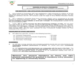 BE/B.Tech - Brochure