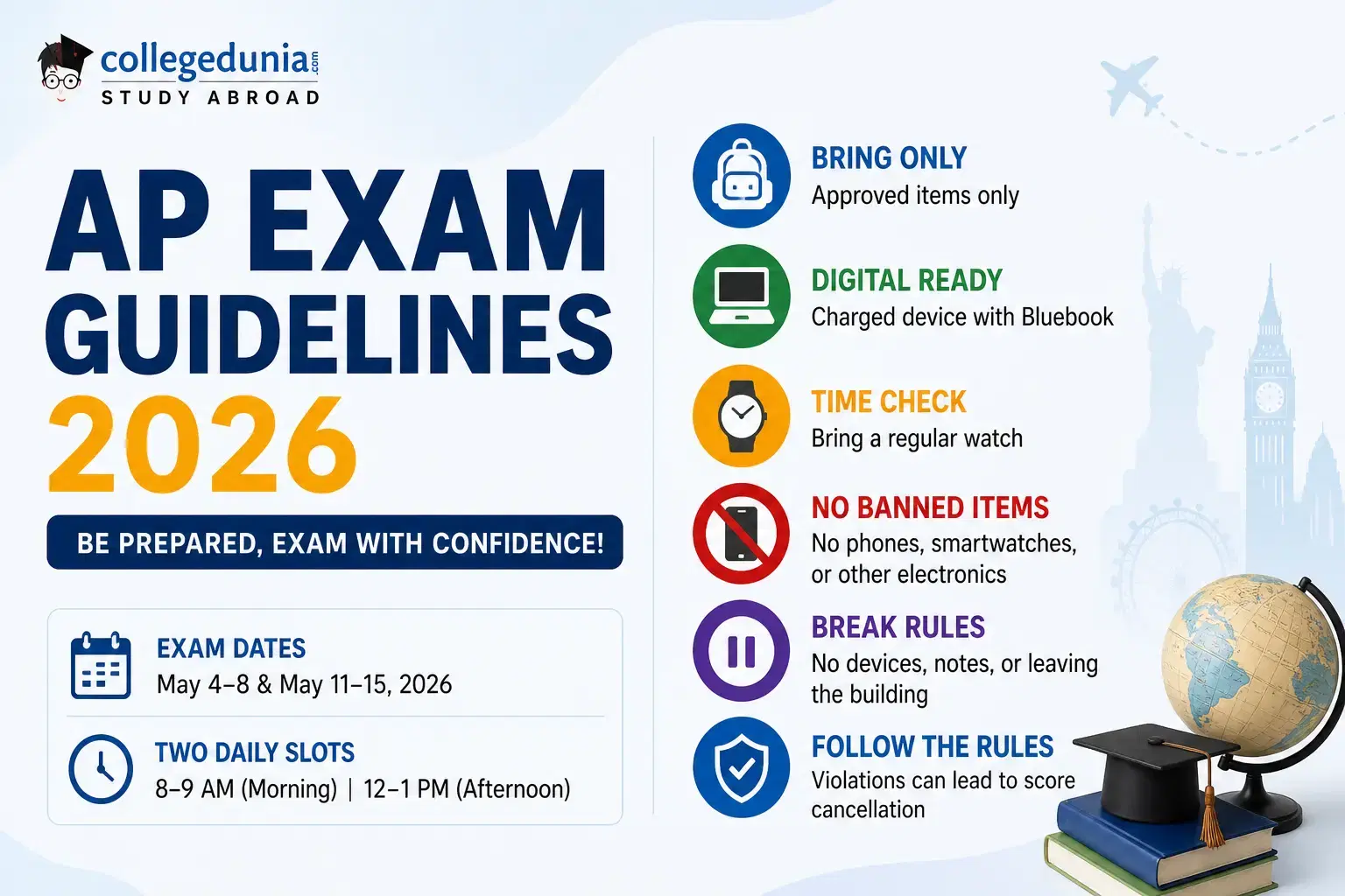 AP Exam Day Guidelines 2026