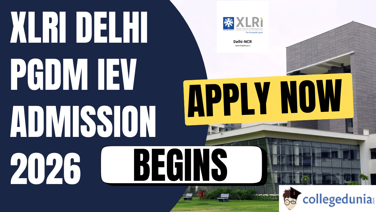 XLRI PGDM IEV Admission 2026
