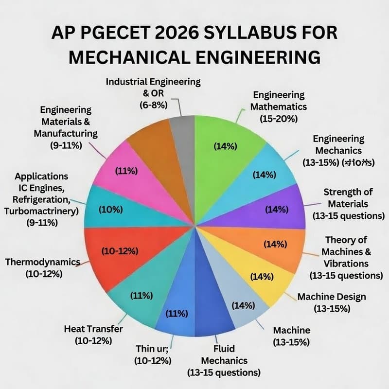 AP PGECET 2026 Syllabus for Mechanical Engineering