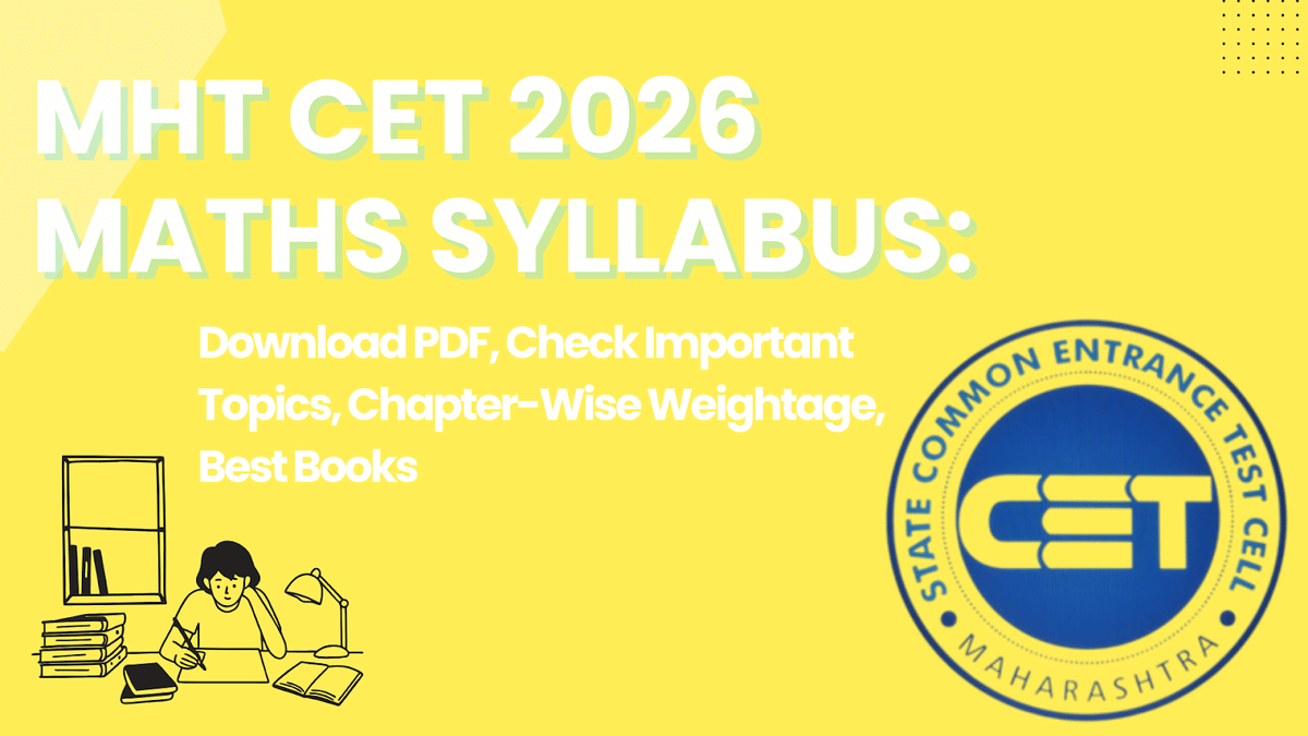 MHT CET Maths Syllabus 2026