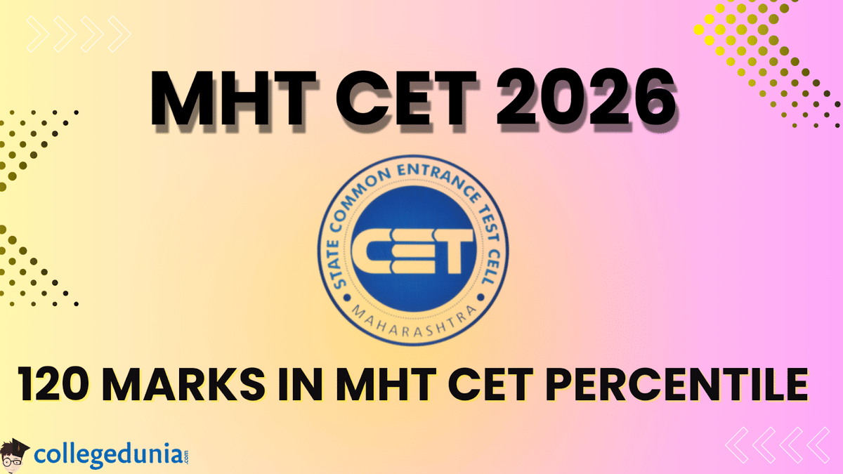120 Marks in MHT CET Percentile