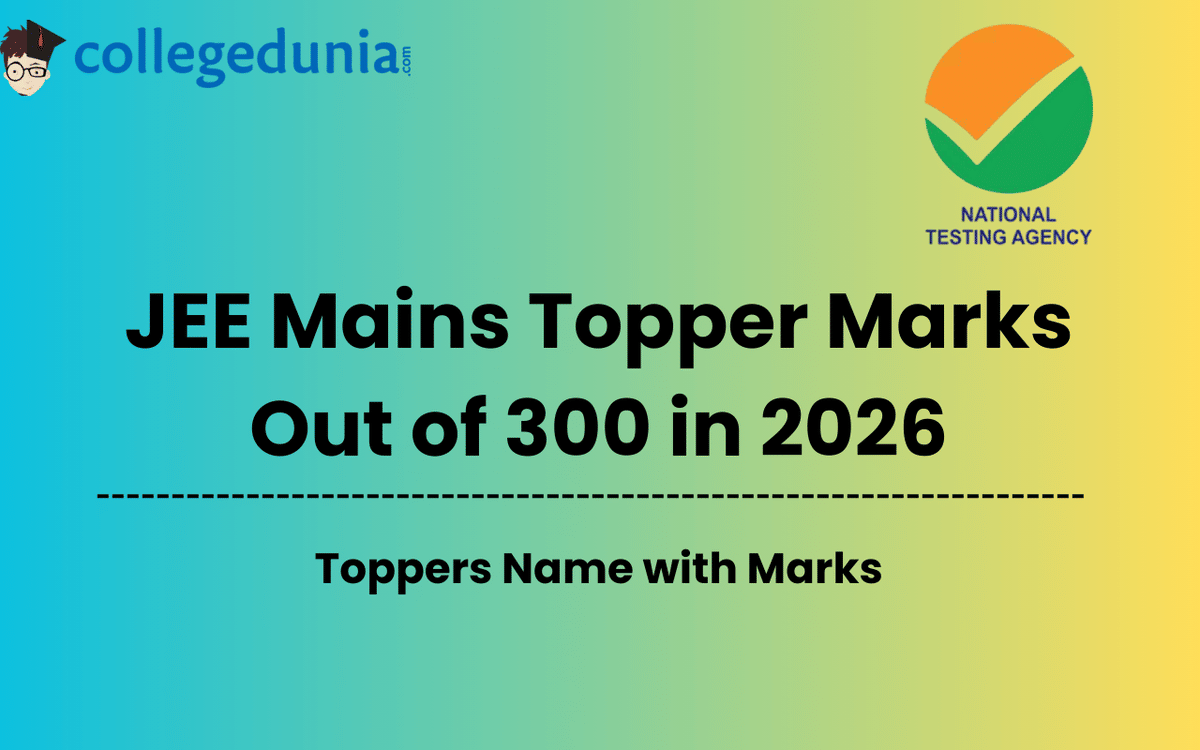 JEE Mains Topper Marks Out of 300 in 2026