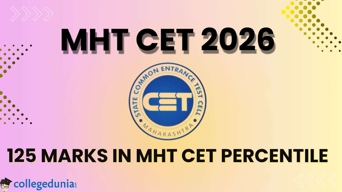 125 Marks in MHT CET Percentile