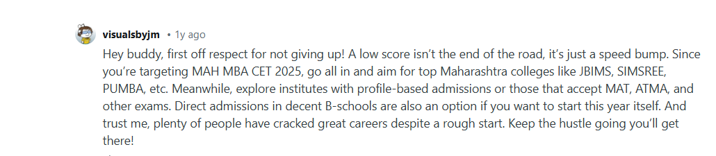 Low CMAT 2026 Percentile: Reddit Discussion