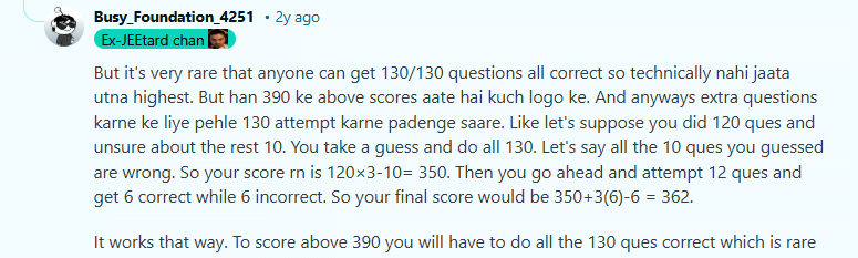 BITSAT Exam Pattern: Marking Scheme