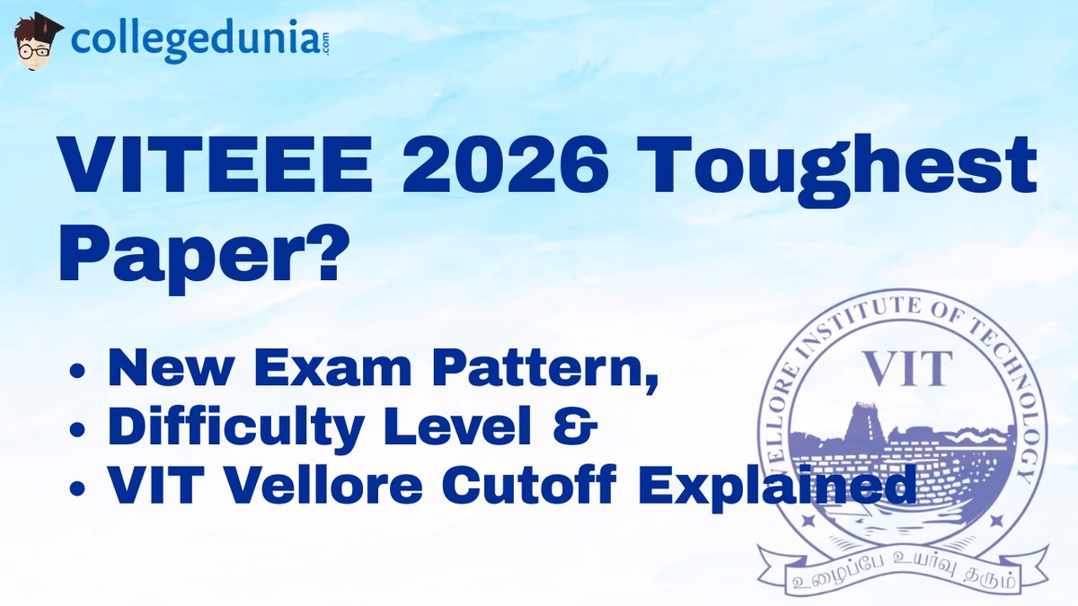 VITEEE 2026 Toughest Paper